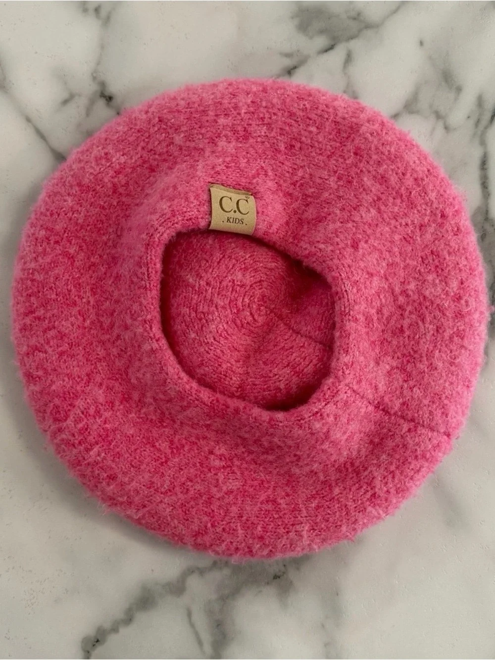 Girls Pink Beret